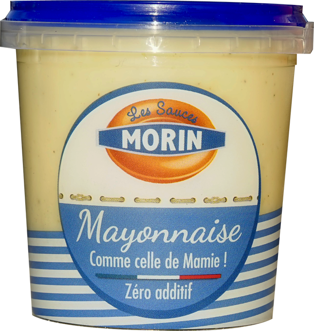 mayonnaise faite maison, sauce fraîche artisanale les sauces Morin, à déguster avec tous vos plats du quotidien - sauce fraîche sans colorant et sans conservateur - mayonnaise