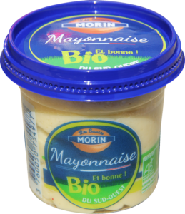 Sauce mayonnaise Bio 110g Les Sauce Morin - sauce artisanale bio avec graines de tournesol du Sud Ouest- fabrication 100% du Sud-Ouest et 100% bio - mayonnaise bio