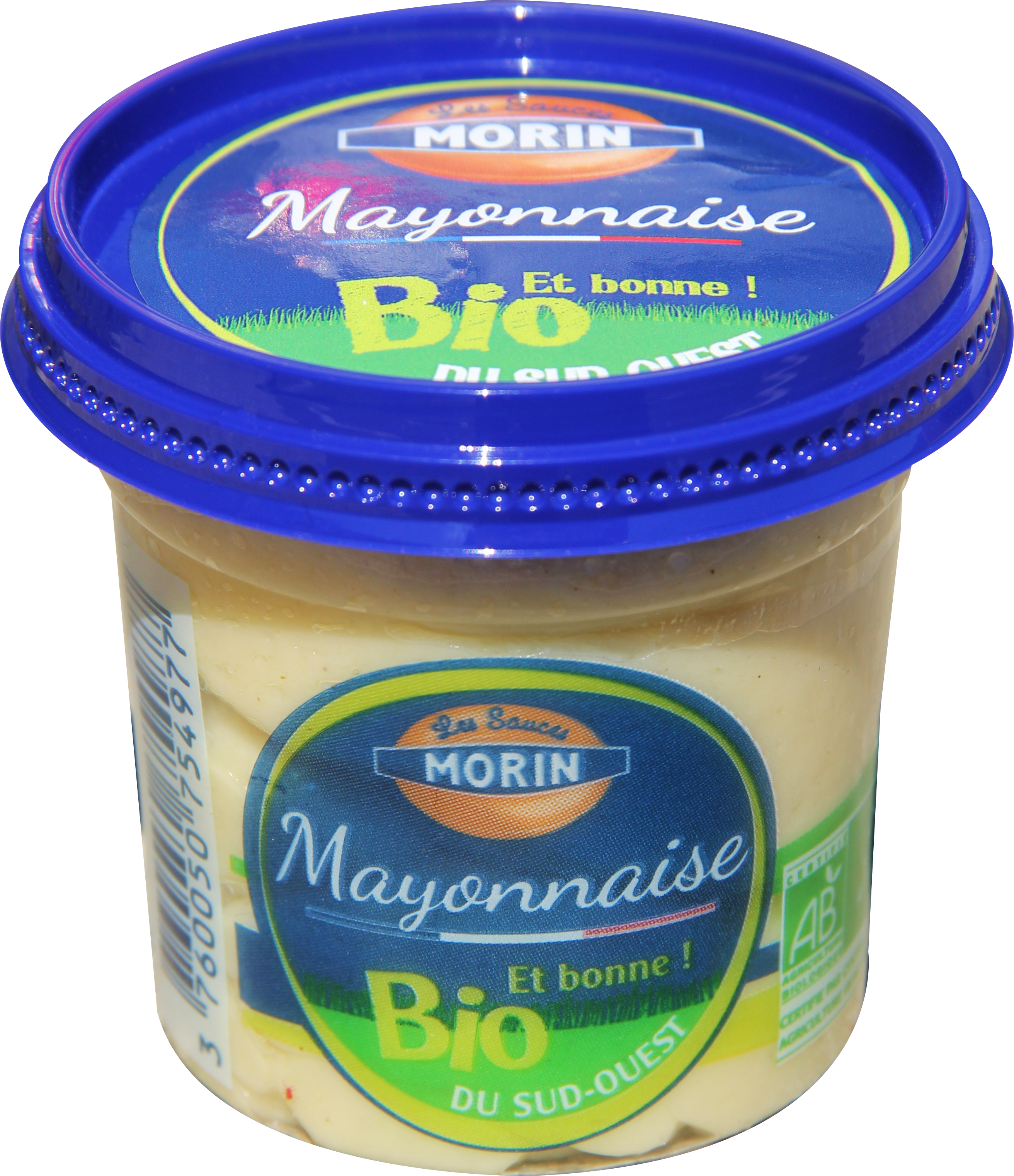 Sauce mayonnaise Bio 110g Les Sauce Morin - sauce artisanale bio avec graines de tournesol du Sud Ouest- fabrication 100% du Sud-Ouest et 100% bio - mayonnaise bio