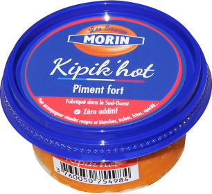 Sauce kipik'hot 60g Les Sauce Morin - sauce froide pour accompagner viandes rouges et blanches, bulots, frites, apéritif - kipik'hot