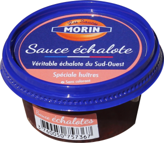 Sauce échalote 60g Les Sauce Morin - sauce à la véritable échalote du Sud-Ouest spéciale huîtres ou pour assaisonner votre vinaigrette - sauce échalote