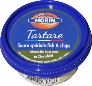 Sauce tartare 60g Les Sauce Morin - sauce sans additif pour accompagner poisson pané, viandes froides, oeufs, crudités - tartare